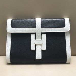 Genuine leather clutch purse